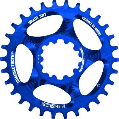 Blackspire Snaggletooth Narrow Wide Sram Chainring Blue Direct Mount Blue