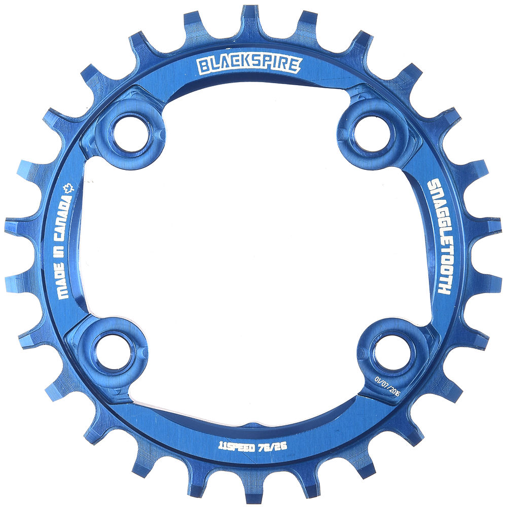 Blackspire Snaggletooth Narrow Wide Chainring (XX1) - Blue - 4-Bolt, Blue