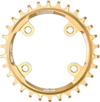 Blackspire Snaggletooth Narrow Wide Chainring (XX1) - Gold - 4-Bolt, Gold