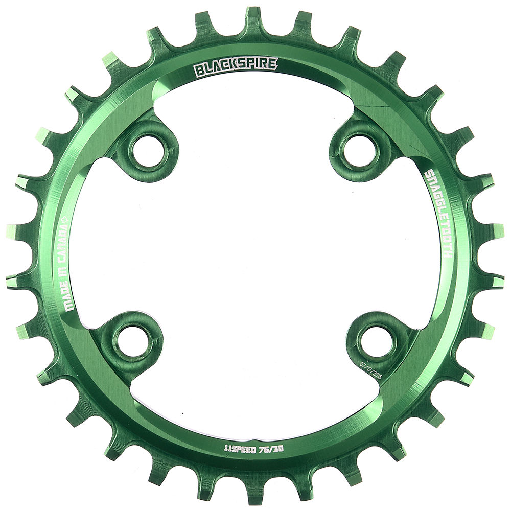 Blackspire Snaggletooth Narrow Wide Chainring (XX1) - Lime Green - 4-Bolt, Lime Green