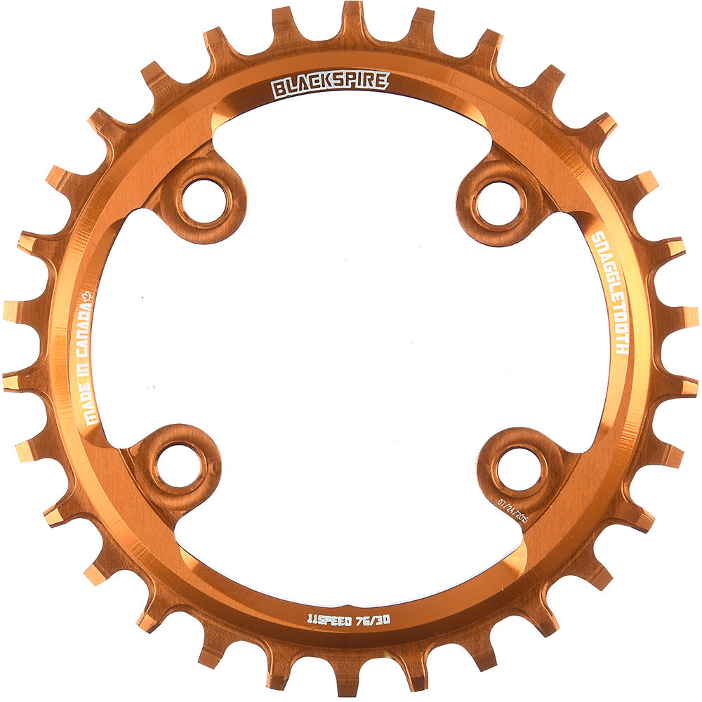 Blackspire Snaggletooth Narrow Wide Chainring (XX1) - Orange - 4-Bolt, Orange