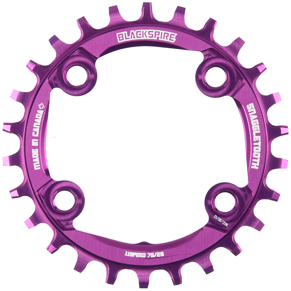 Blackspire Snaggletooth Narrow Wide Chainring (XX1) - Purple - 4-Bolt, Purple