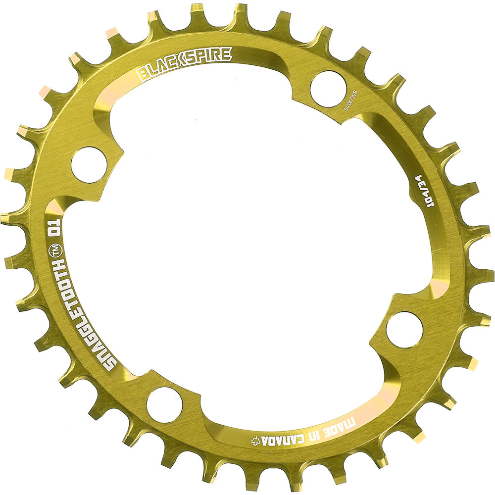 Plateau Blackspire Snaggletooth Narrow Wide Ovale - Or - 4-Bolt, Or