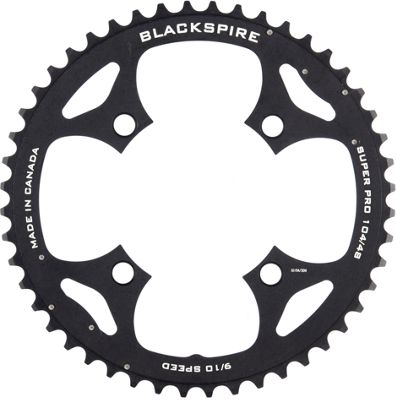 Blackspire Super Pro Outer Ramped MTB Chain Ring - 4-Bolt, Black