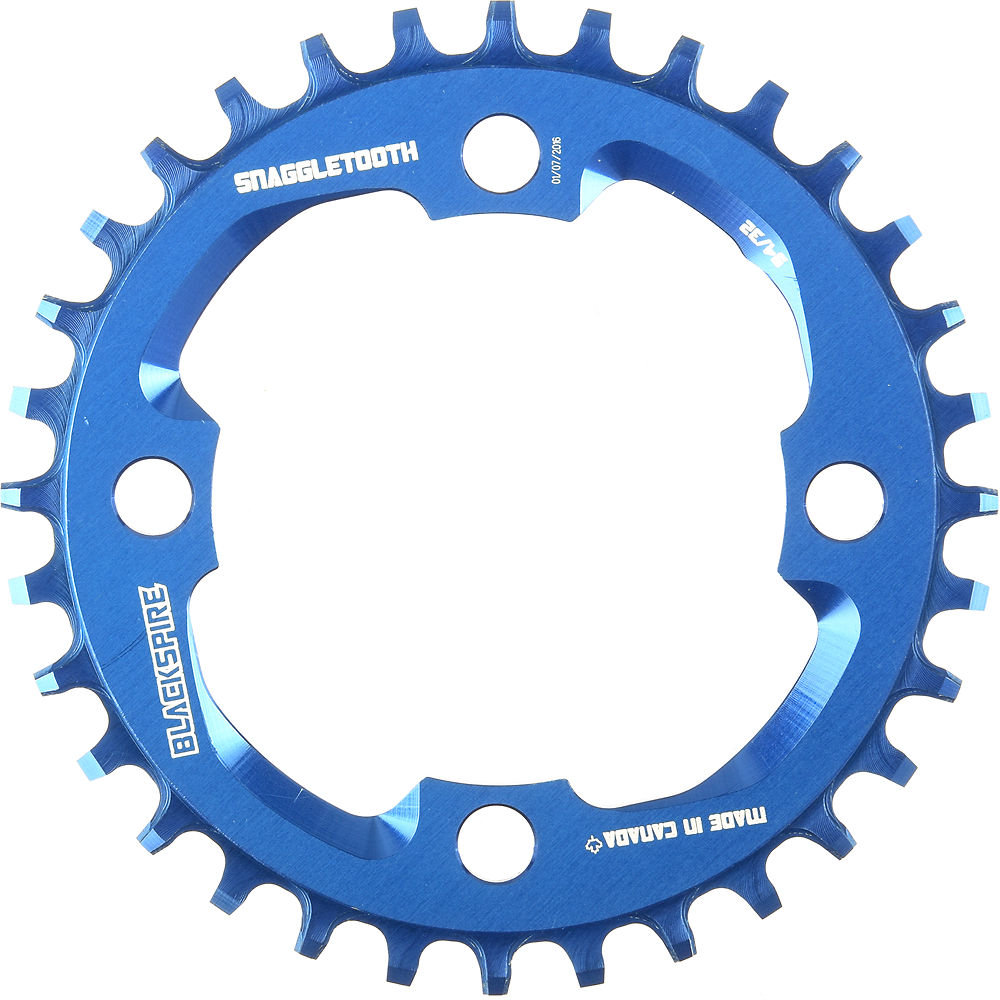 Plateau Blackspire Snaggletooth Narrow Wide X01 - Bleu - 4-Bolt, Bleu