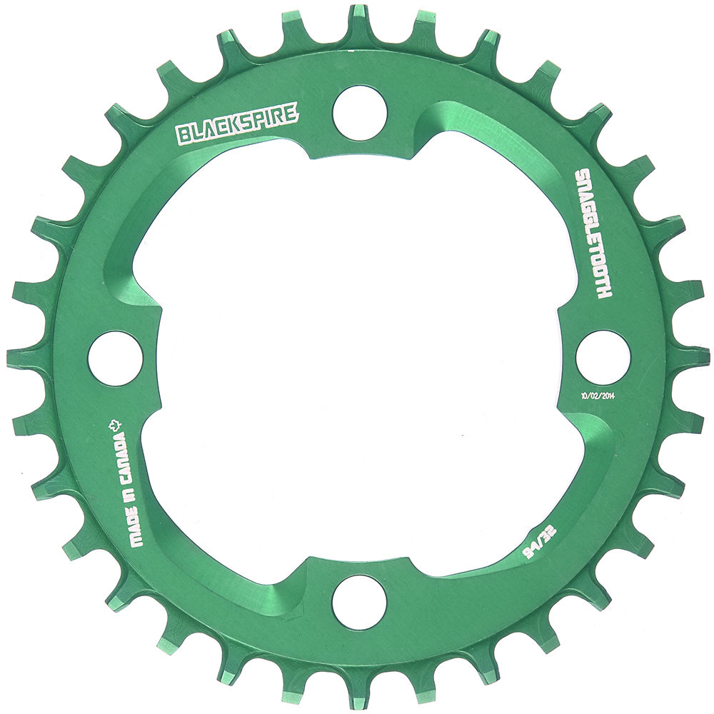 Plateau Blackspire Snaggletooth Narrow Wide X01 - Vert - 4-Bolt, Vert