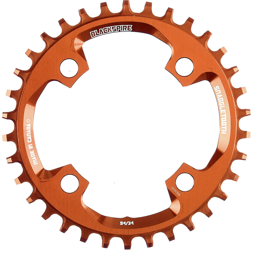 Plateau Blackspire Snaggletooth Narrow Wide X01 - Orange - 4-Bolt, Orange