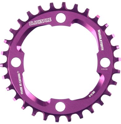 Blackspire Snaggletooth Narrow Wide Chainring X01 - Purple - 4-Bolt, Purple