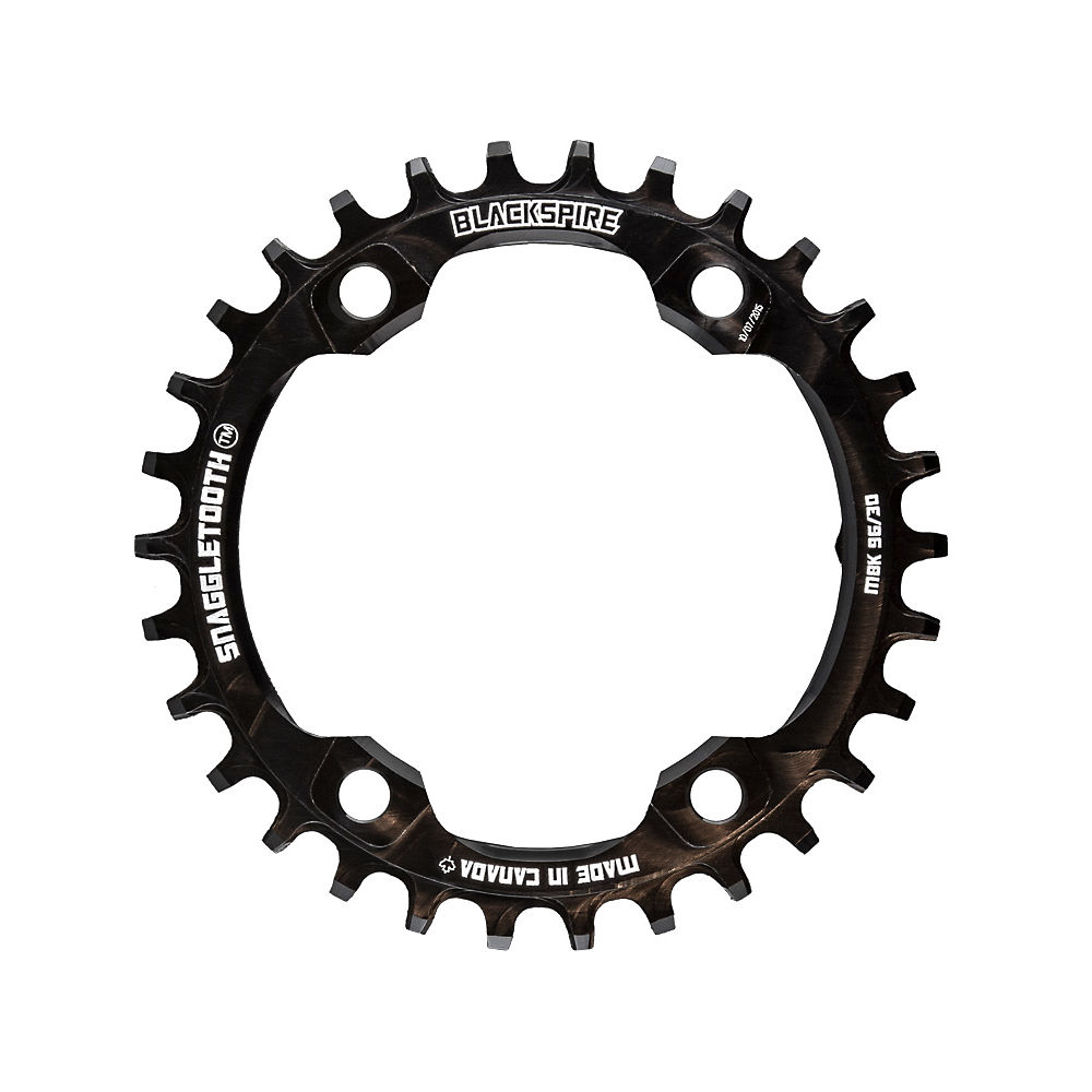 Blackspire Snaggletooth NarrowWide Chainring XT8000 - 4-Bolt, Black