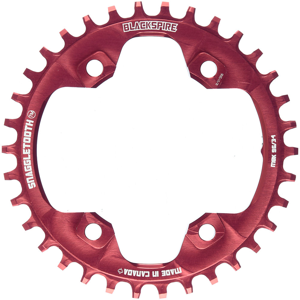 Plateau Blackspire Snaggletooth NarrowWide XT8000 - Rouge - 4-Bolt, Rouge