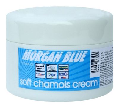 morgan blue solid chamois cream