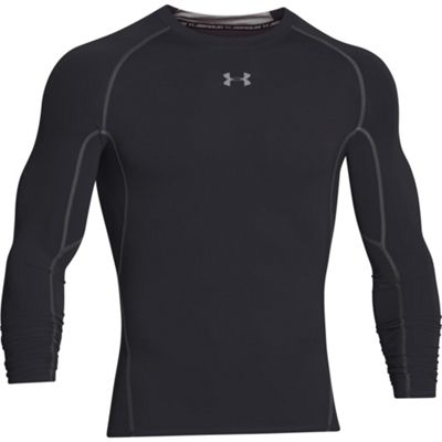 Maglia Maniche Lunghe Under Armour Heatgear Armour   - nero - acciaio - XL, nero - acciaio