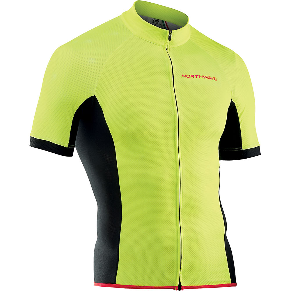 Maillot Northwave Force - Jaune Fluo - S