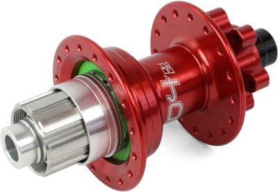 Hope Pro 4 DH MTB Rear Hub - Red - 32h - 150mm x 12mm Axle, Red