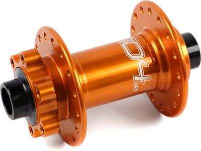 Hope Pro 4 Mountain Bike Front Hub - Orange - 32h - 15mm x 110mm Axle}, Orange