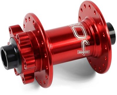 Hope Pro 4 Mountain Bike Front Hub - Red - 28h - 15mm x 110mm Axle}, Red