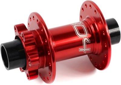 Hope Pro 4 MTB Front Hub Axle (20mm) - Red - 32h - 20mm Axle}, Red