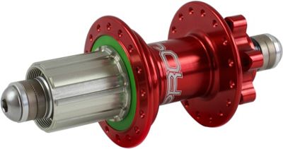 Hope Pro 4 MTB Rear Hub - 10mm Bolt Up Axle - Red - 32h, Red