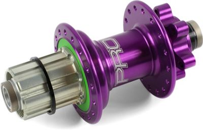 Hope Pro 4 MTB Rear Hub (135mm x 12mm Axle) - Purple - 32h - 135mm x 12mm Axle, Purple