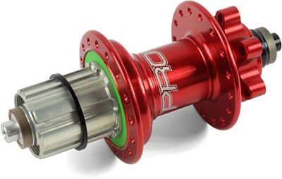 Moyeu arrière Hope Pro 4  - QR - Rouge - 32h - 135mm x QR Axle, Rouge
