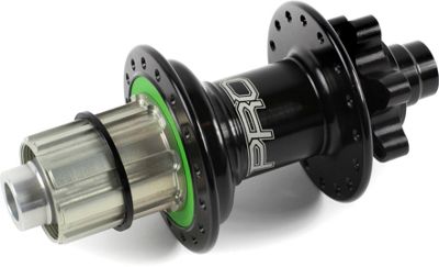 Hope Pro 4 Mountain Bike Rear Hub - Black - 28h - 142mm x 12mm Axle, Black