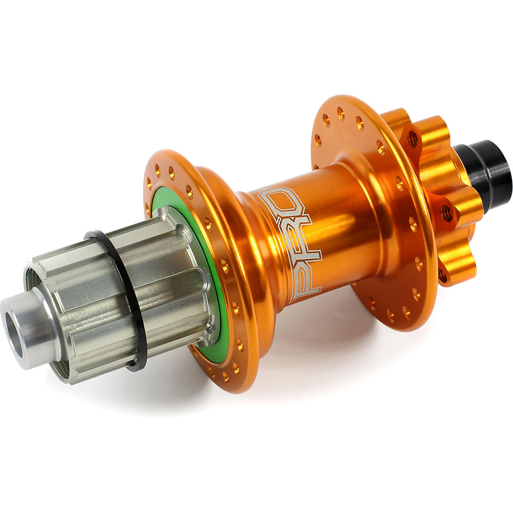 Moyeu arrière Hope Pro 4 - 142mm x 12mm - Orange - 28h - 142mm x 12mm Axle, Orange