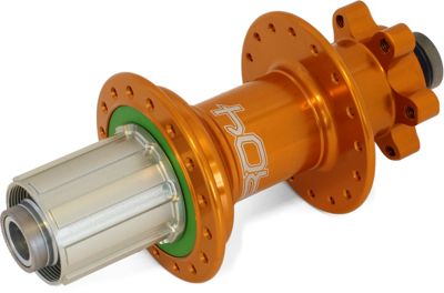 Hope Pro 4 MTB Rear Hub Axle (12x150mm) - Orange - 32h - 150mm x 12mm Axle, Orange