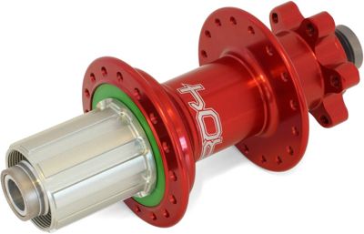 Hope Pro 4 MTB Rear Hub Axle (12x150mm) - Red - 32h - 150mm x 12mm Axle, Red