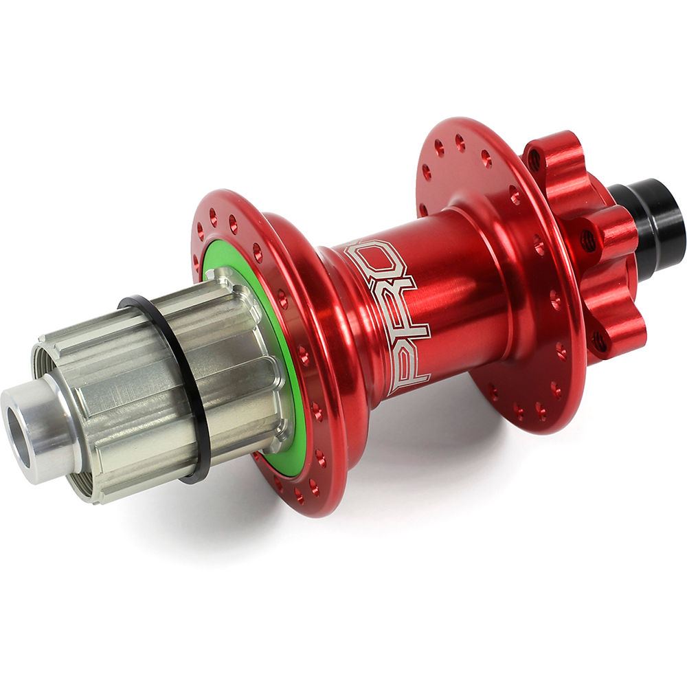 Hope Pro 4 Boost MTB Rear Hub - Red - 28h - 148mm x 12mm Axle, Red