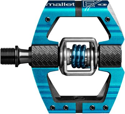 crankbrothers Mallet E Pedals - Black - Blue, Black - Blue