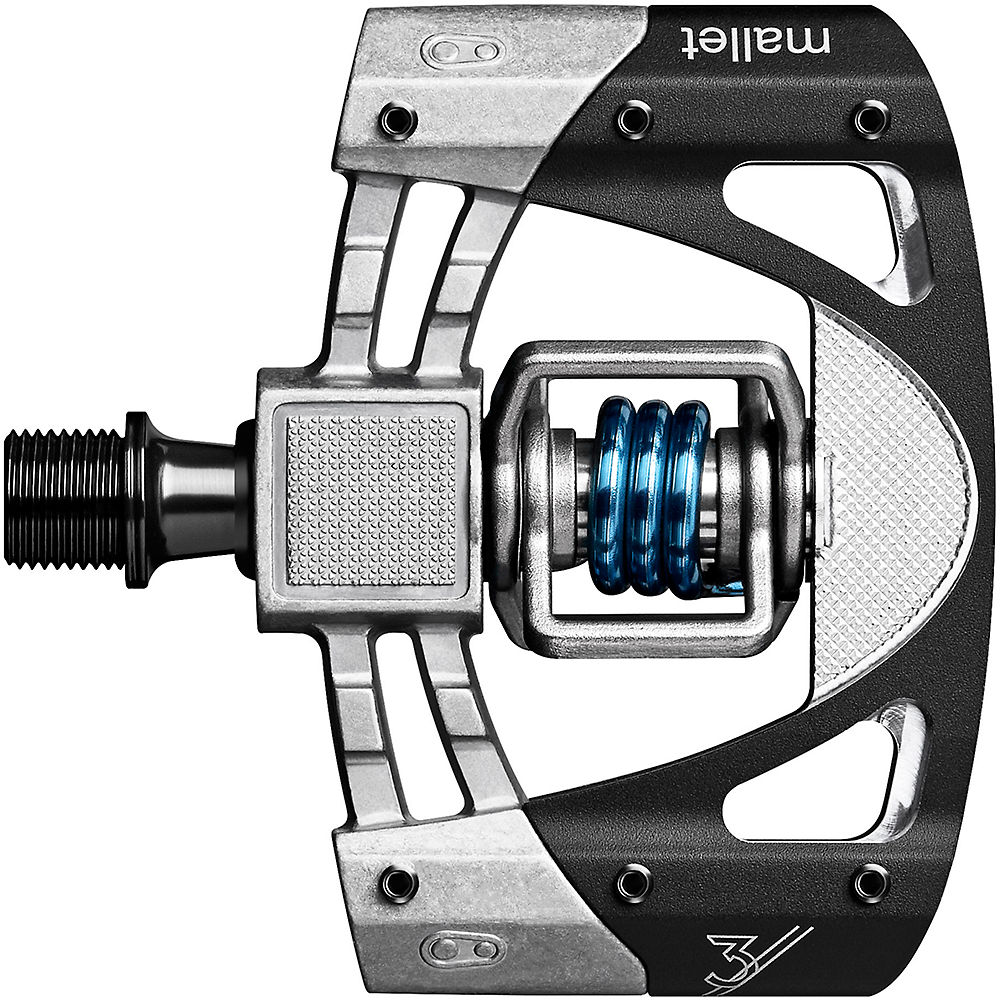 Pédales crankbrothers Mallet 3 - Argent - Noir, Argent - Noir
