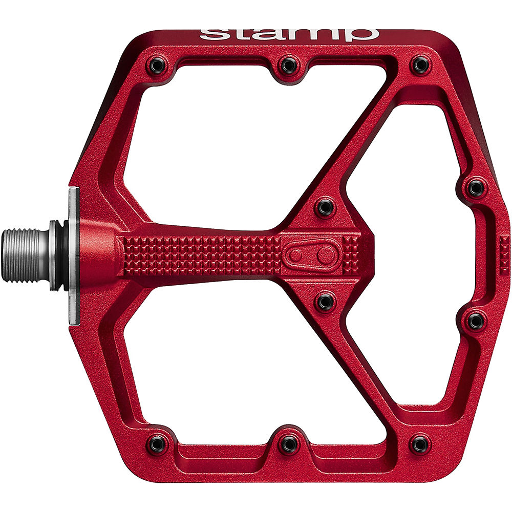 Pédales crankbrothers Stamp - Large - Rouge, Rouge
