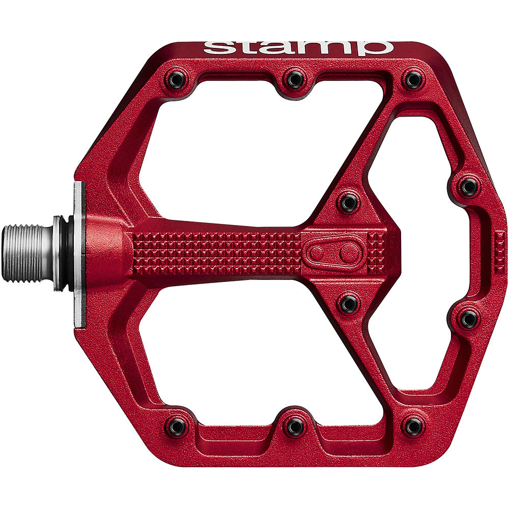 Pédales crankbrothers Stamp (taille S) - Rouge - Small, Rouge