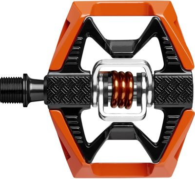 crankbrothers DoubleShot Mountain Bike Pedals - Orange - Black - Red, Orange - Black - Red