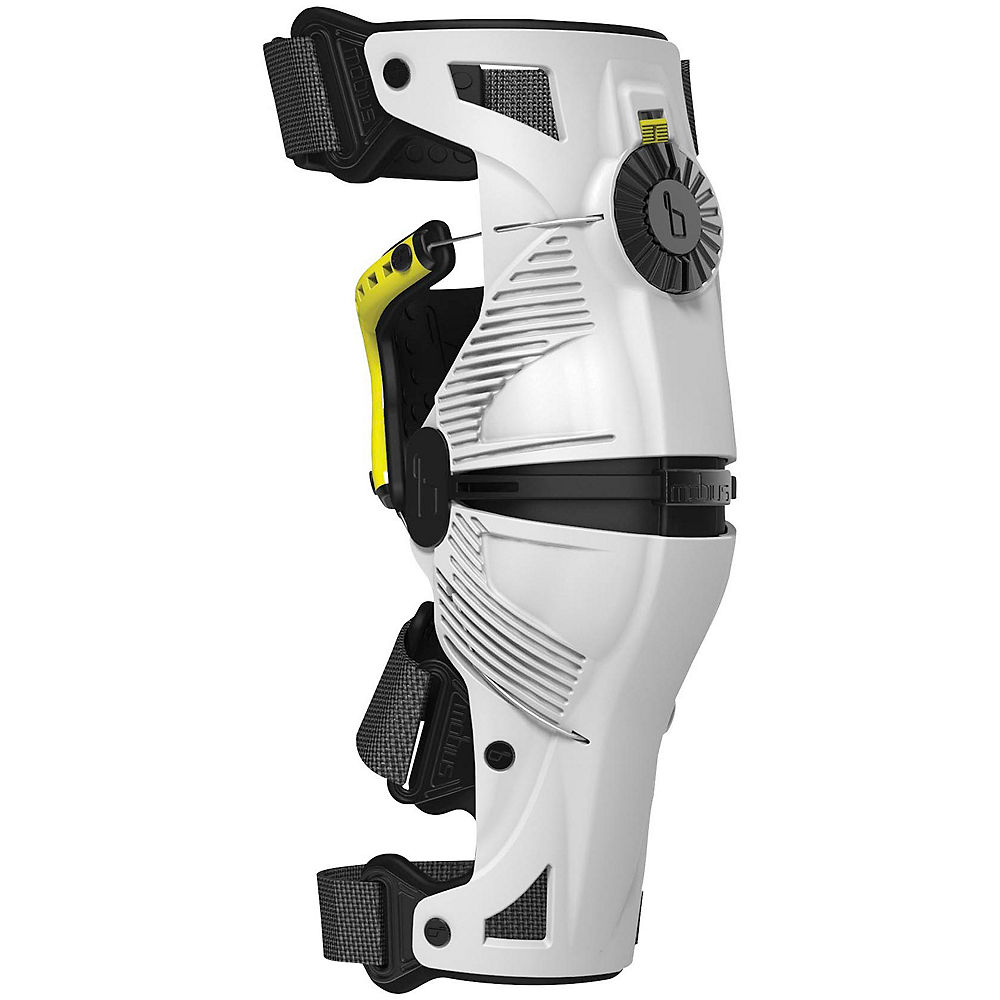 Genouillères Mobius X8 - Blanc - Acide jaune, Blanc - Acide jaune