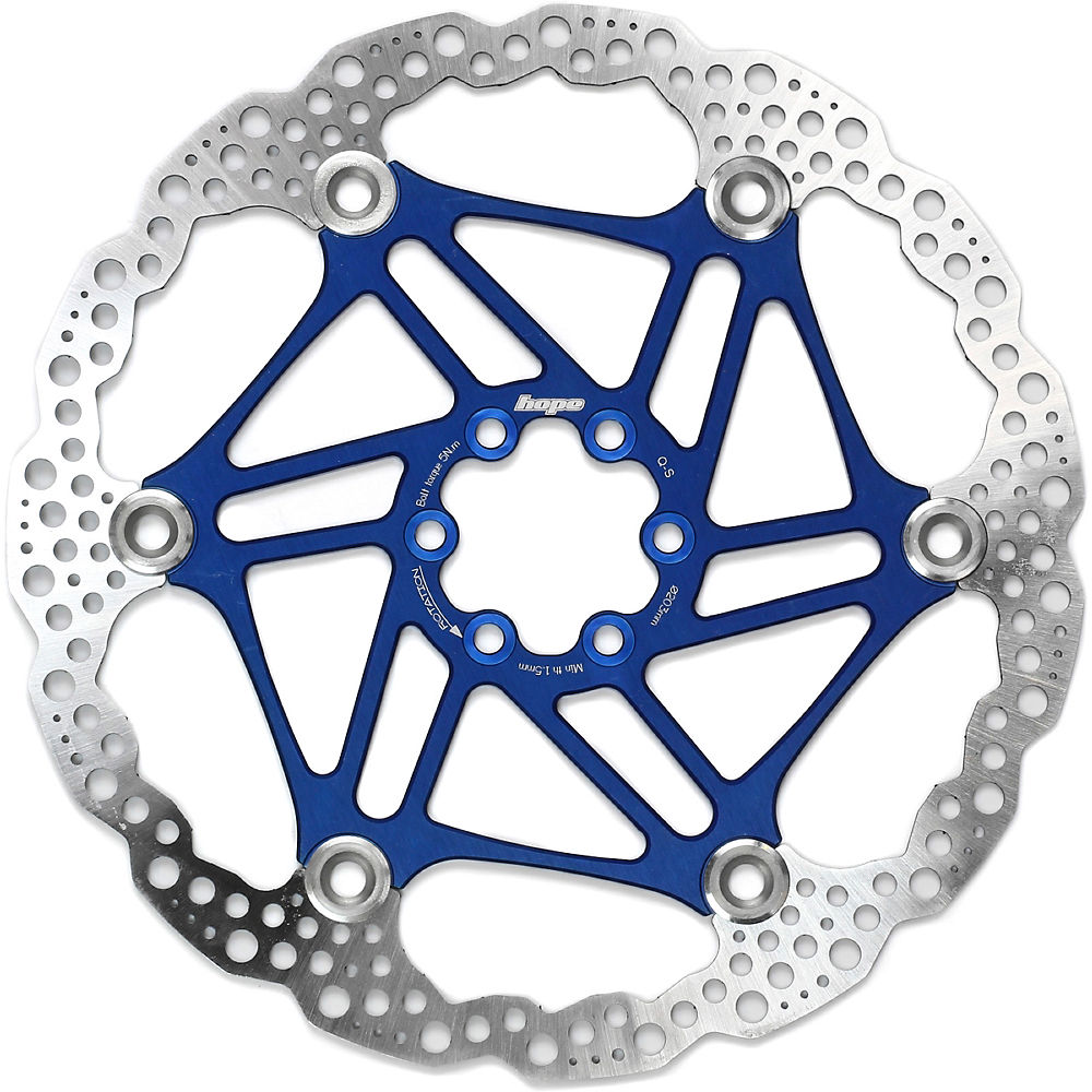 Disque flottant Hope Pour frein à disque - Bleu - 140mm, Bleu