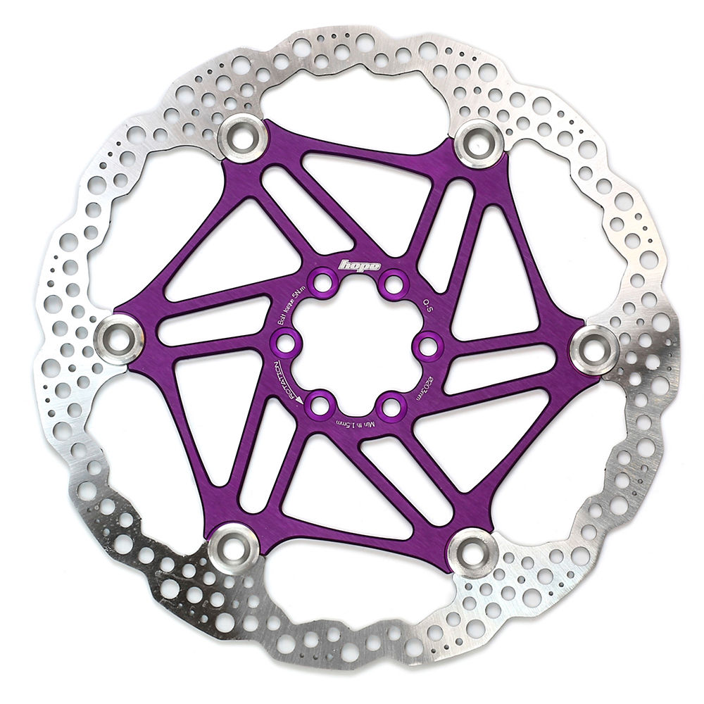 Disque flottant Hope Pour frein à disque - Violet - 140mm, Violet