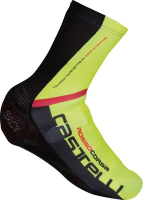 Couvre-chaussure Castelli Aero Race MR - Noir - Jaune Fluo