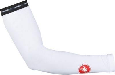 Castelli UPF 50+ Light Arm Skins - White - L}, White