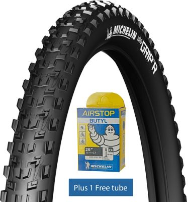 Michelin Wild Grip'R2 Tyre 26 x 2.1 + FREE Tube