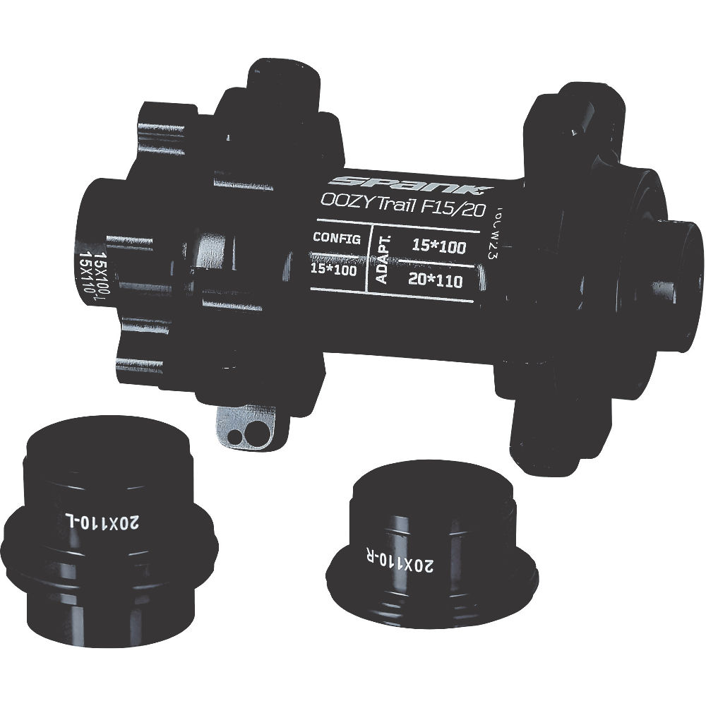 Moyeu avant Spank Oozy Straight Pull - Noir - 15 / 20mm - 32h