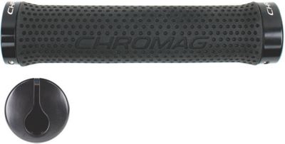Chromag Basis Bar Grips - Black - Black - 142mm, Black - Black