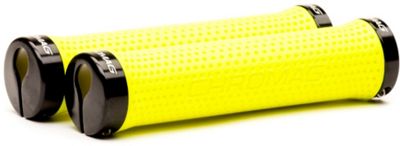 Chromag Basis Bar Grips - Neon Yellow - 142mm}, Neon Yellow