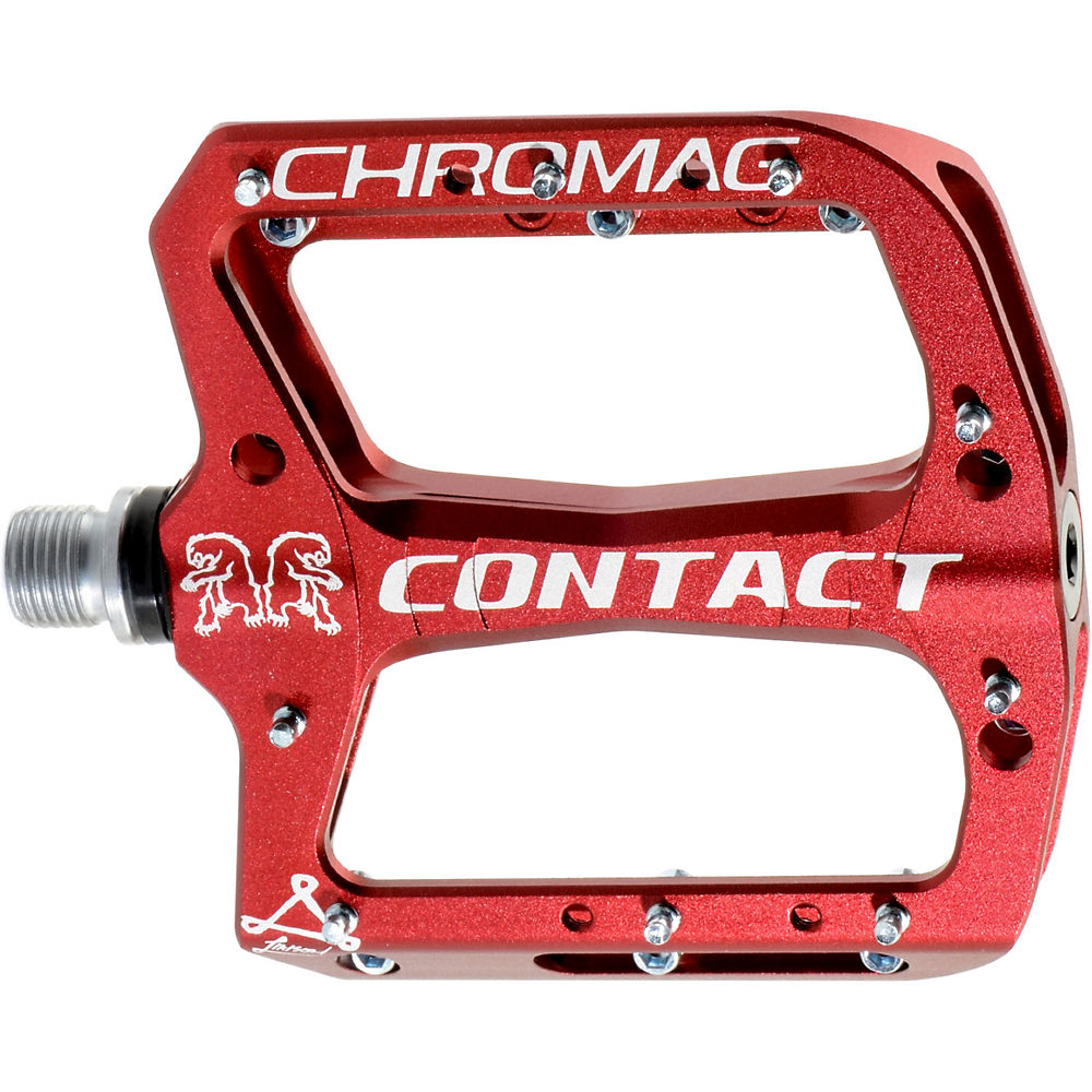 Pédales Chromag Contact - Rouge, Rouge