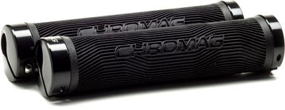 Chromag Palmskin Grips - Black - Black - 142mm, Black - Black