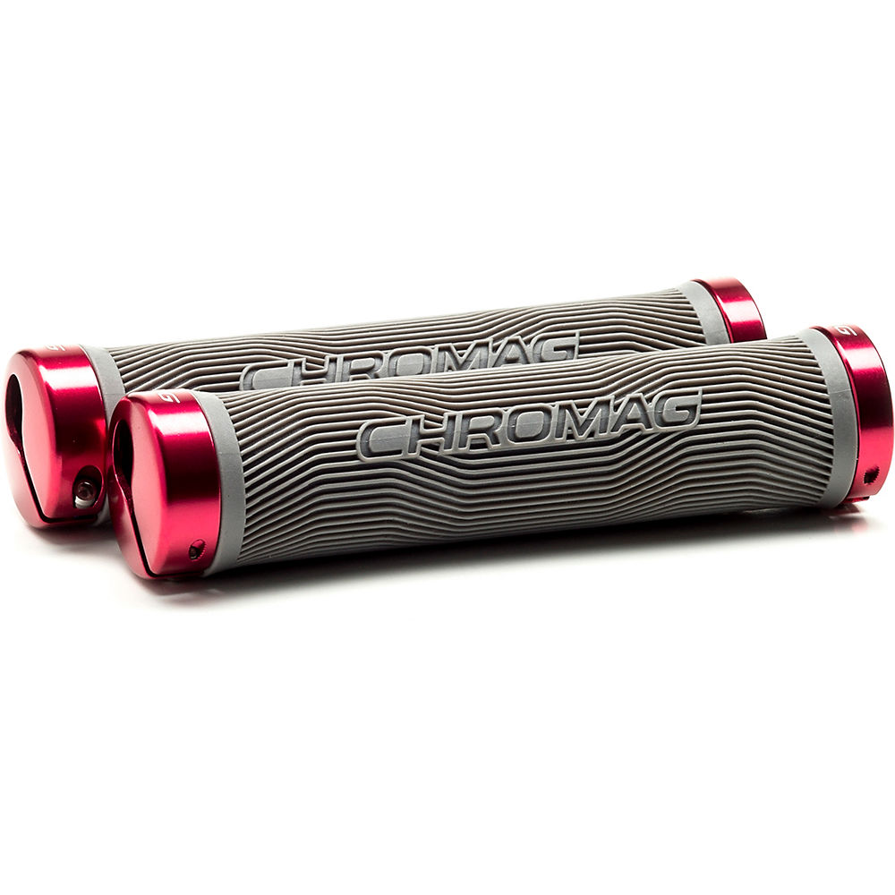 Poignées Chromag Palmskin - Gris - Rouge