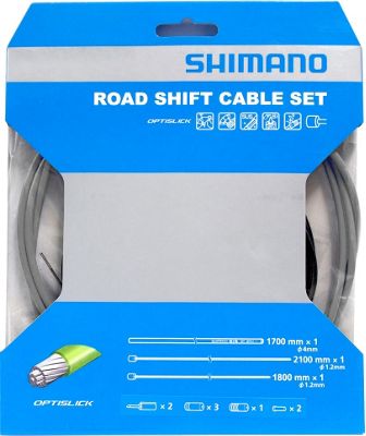 Shimano Road Gear Cable Set - Grey, Grey