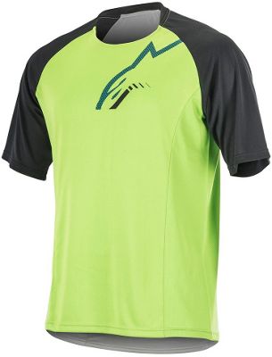 Maglia Alpinestars Trailstar Maniche Corte  - verde - nero - XXL, verde - nero