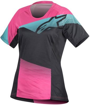Maglia Donna Alpinestars Stella Mesa Maniche Corte  - Acid Yellow-Dark Shadow - XS, Acid Yellow-Dark Shadow