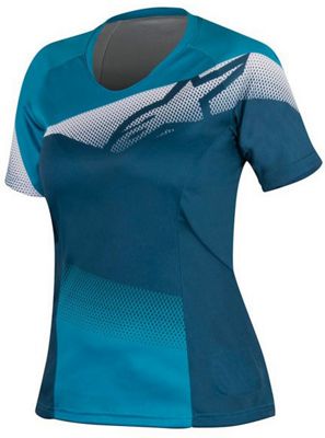 Maglia Donna Alpinestars Stella Mesa Maniche Corte  - Blue Aqua, Blue Aqua